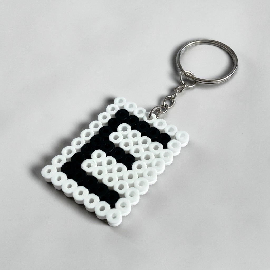 Personalised Letter "E" Keyring